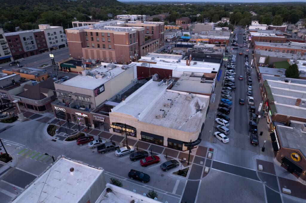 Aggieville Aerial